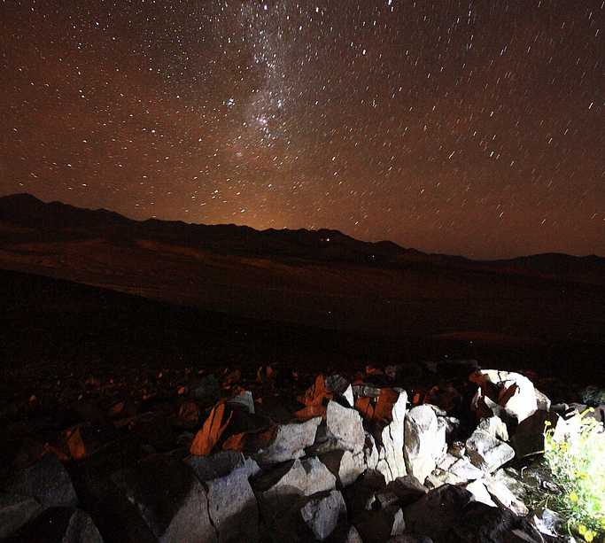 Galaxia en Atacama
