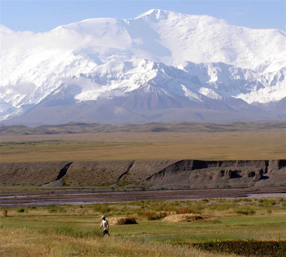 Pradera en Kirguizistán