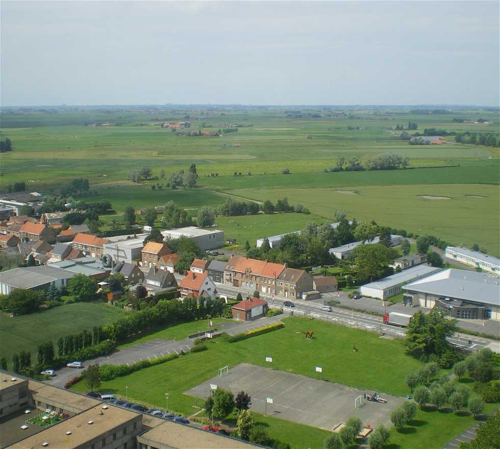 Foto aérea en Diksmuide