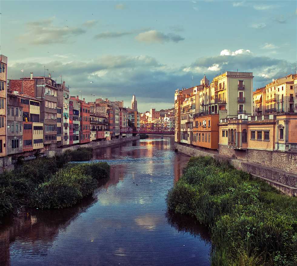 Specchio d'acqua a Girona