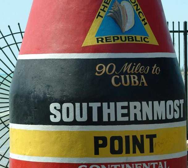 Panneau de signalisation à Key West
