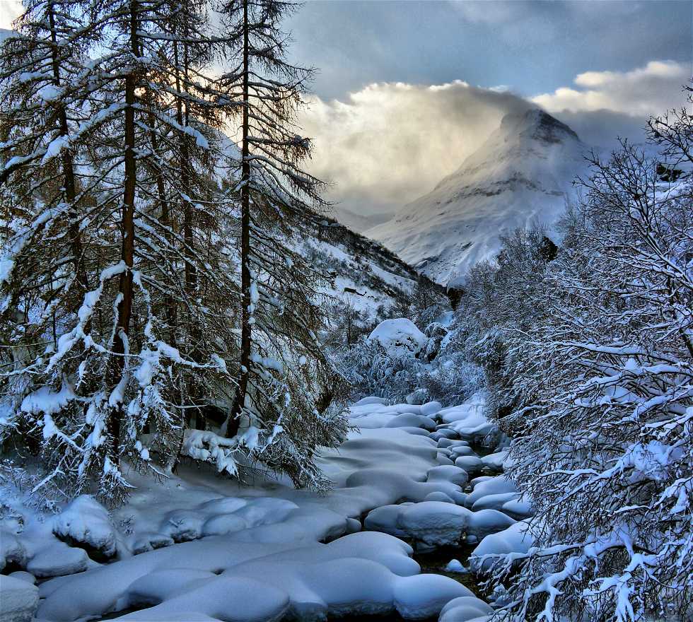 Invierno en Bessans Val d'Arc