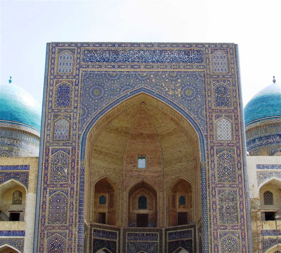 Azul em Uzbequistão