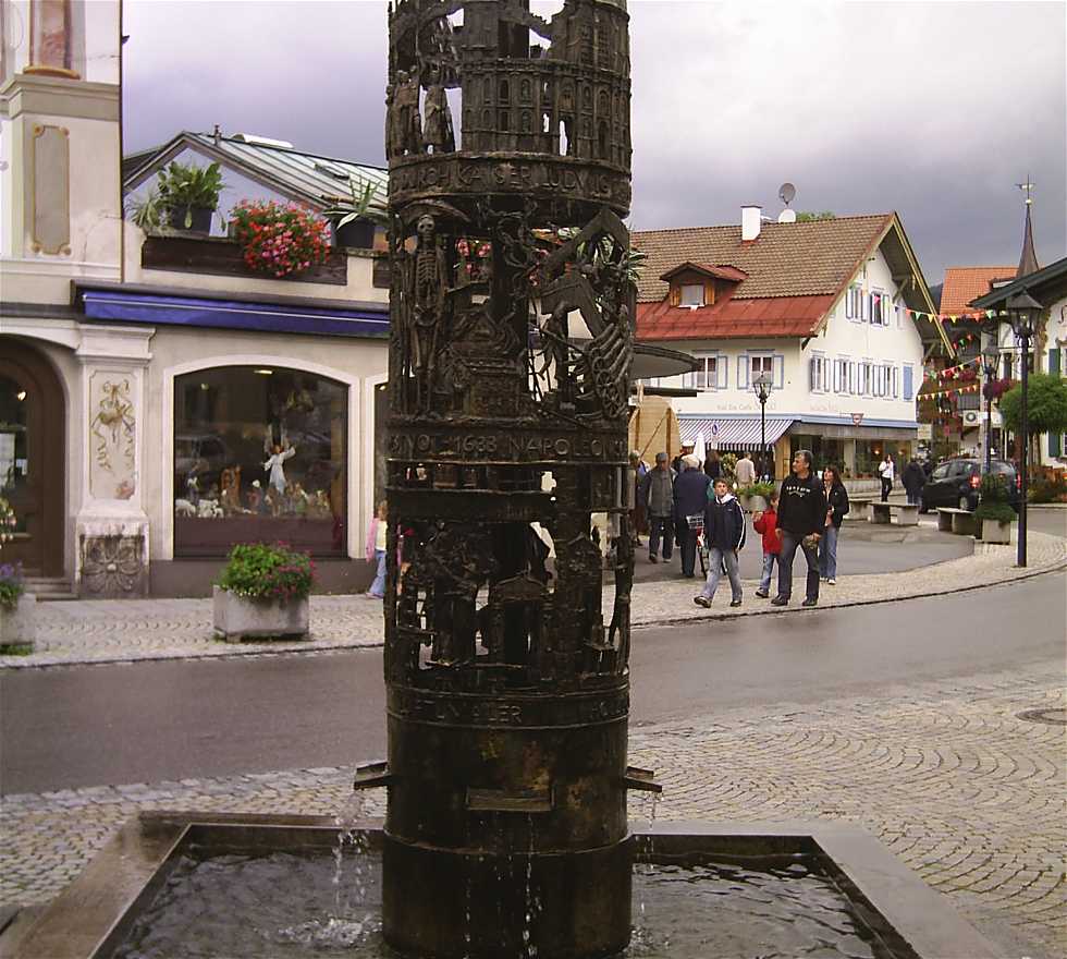 Estatua en Oberammergau
