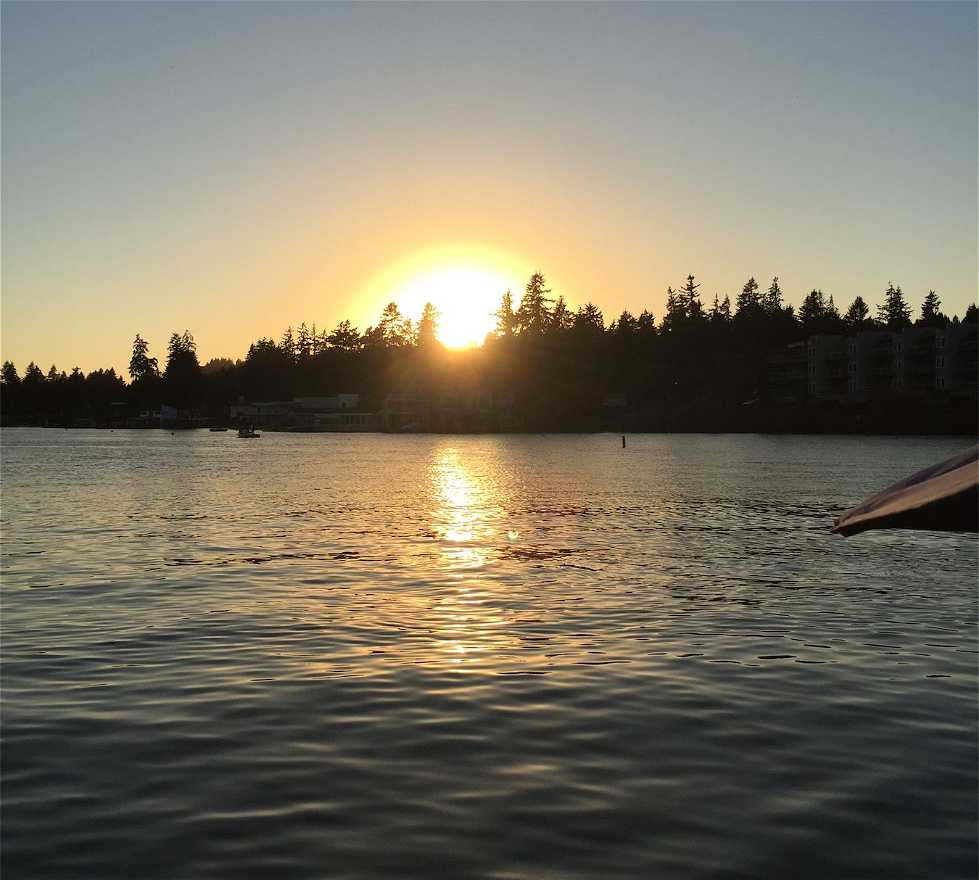 Sunset in Lake Oswego