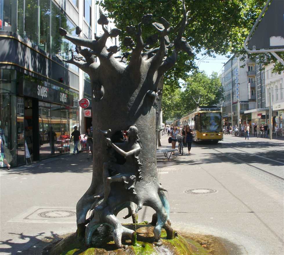 Estátua em Karlsruhe