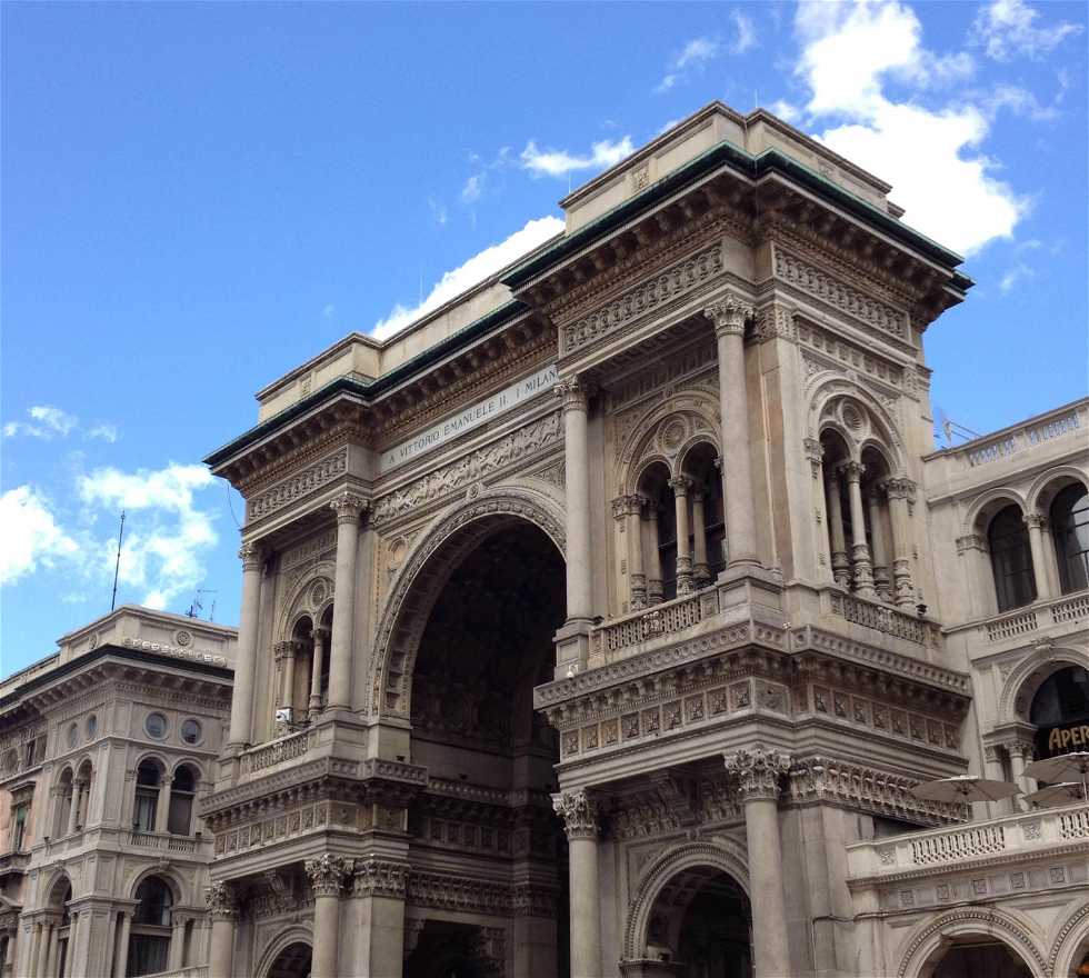Facade in Milan