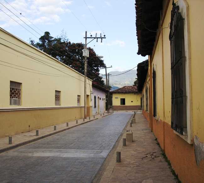 Calle en Comayagua