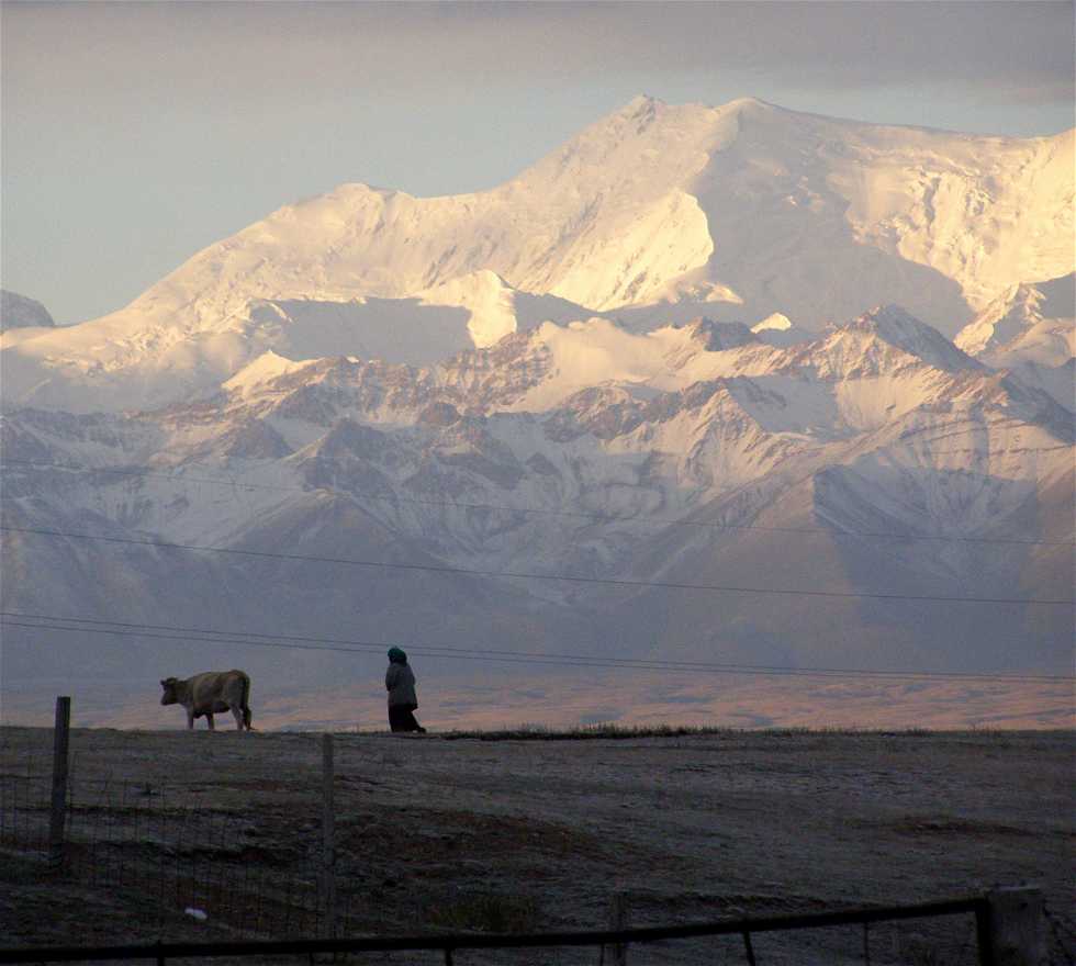 Montaña en Kirguizistán