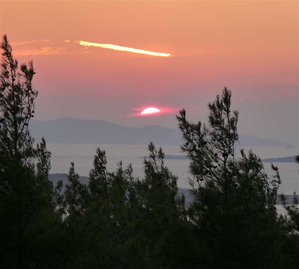 Pôr do sol em Ayvalik