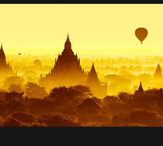 Horizonte en Bagan