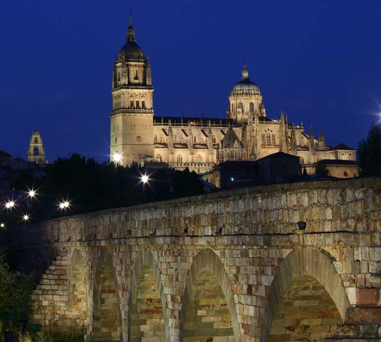 Anochecer en Salamanca