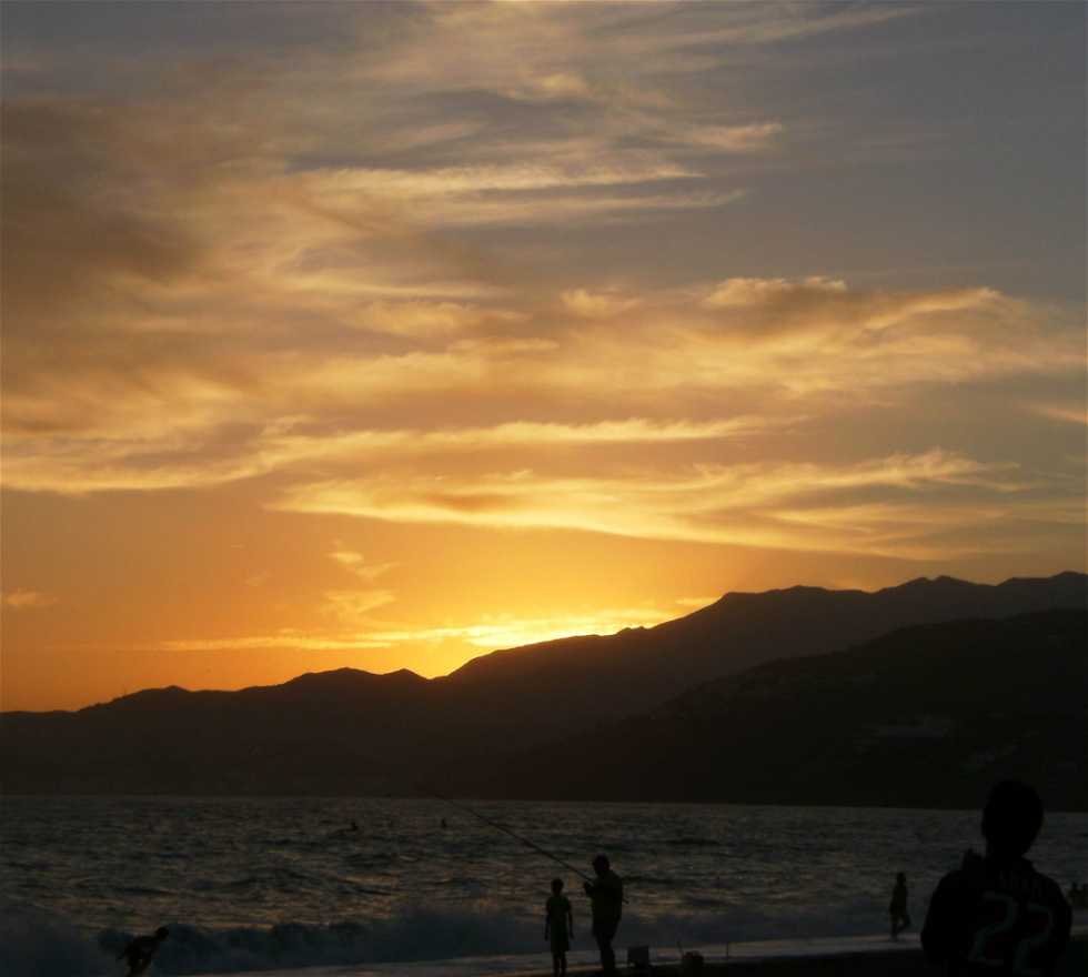 Sunset in Salobreña