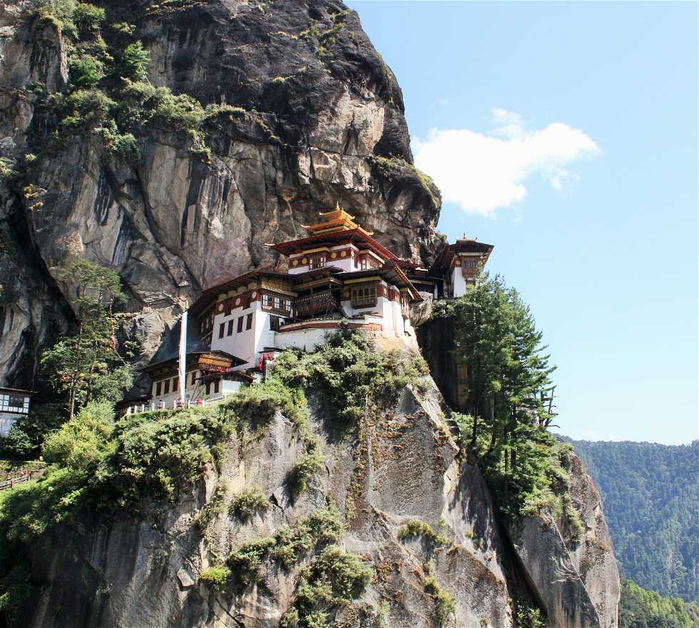 Montaña en Bután