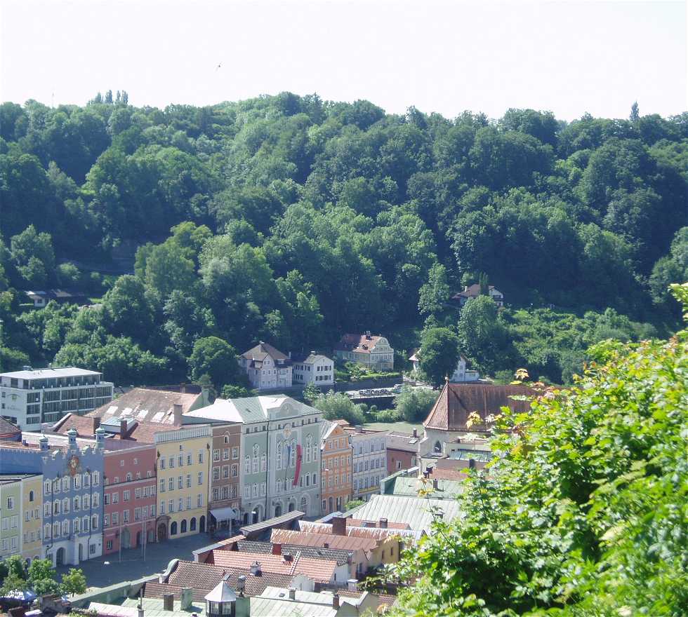 Vista de Pájaro en Burghausen
