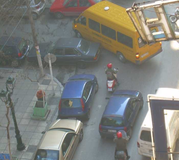 Vehículo en Tesalónica