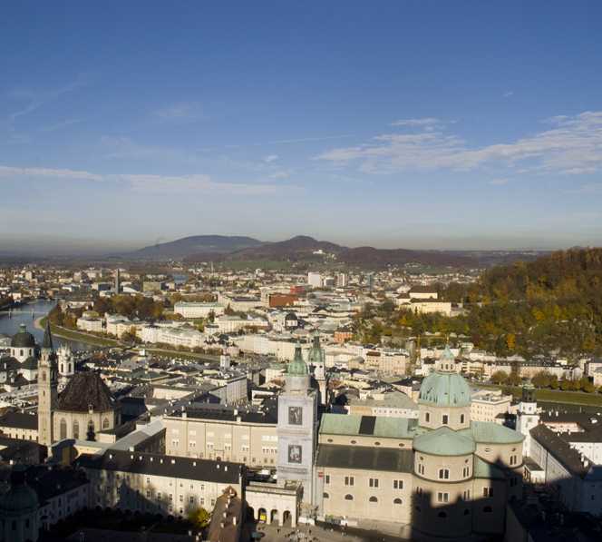 Paisaje urbano en Salzburgo