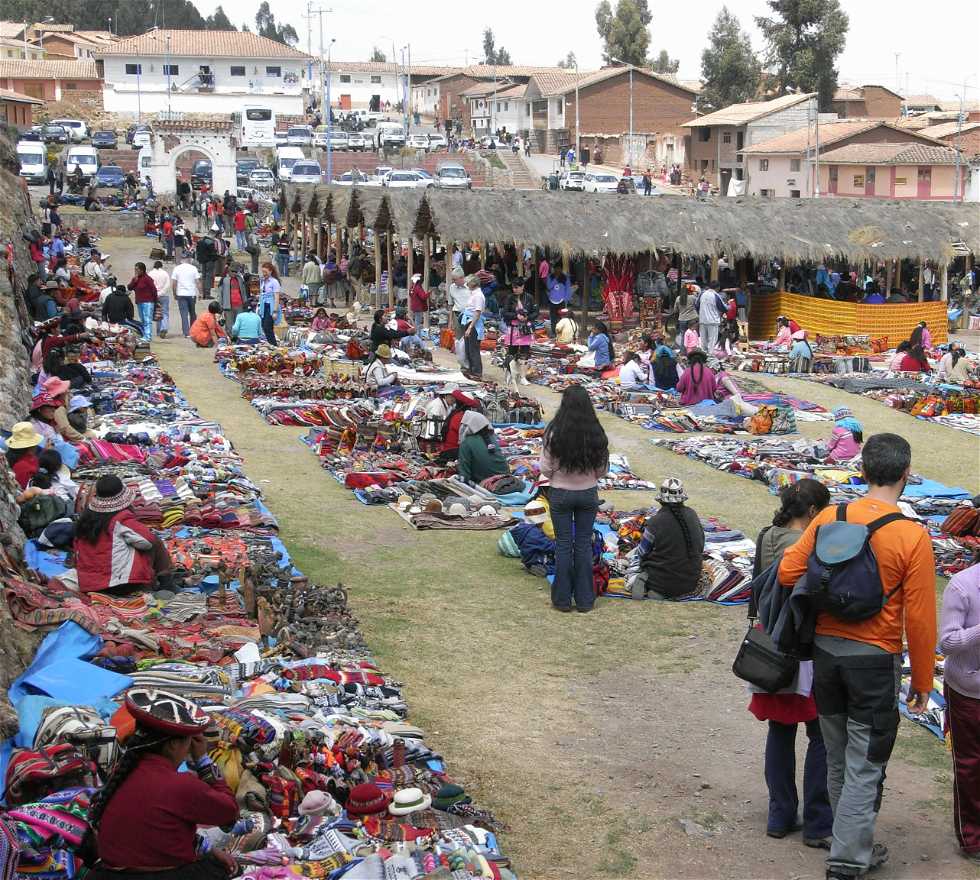 Mercado en Chinchero