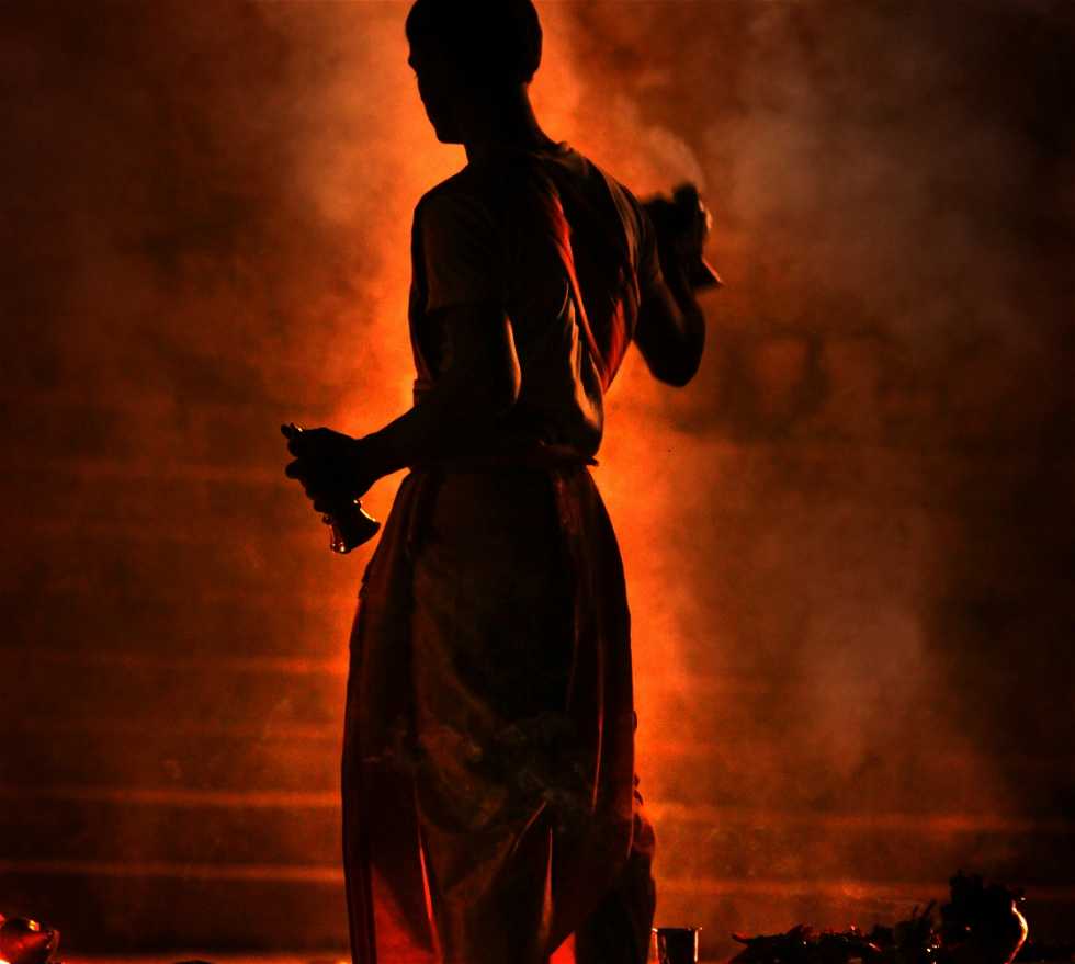 Performance à Varanasi