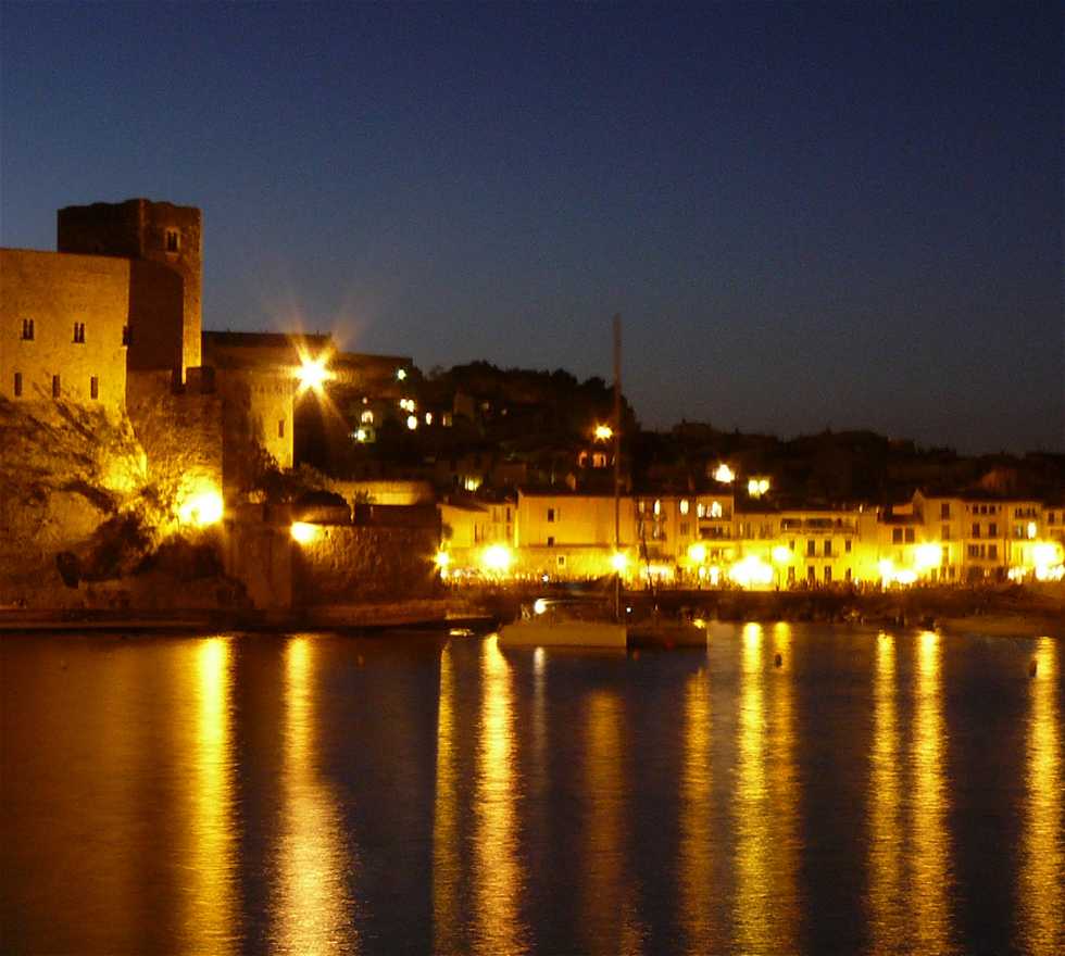 Centro de la ciudad en Collioure