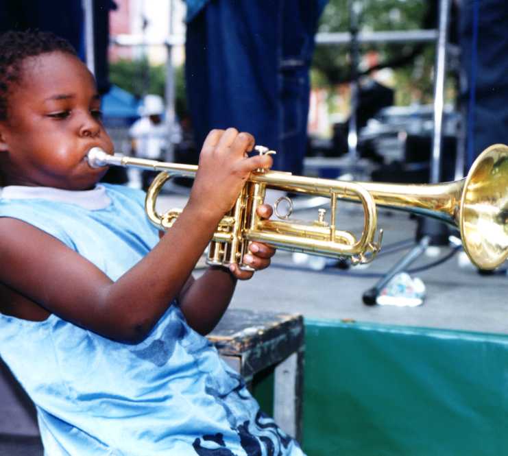 Instrumento musical en Nueva Orleans