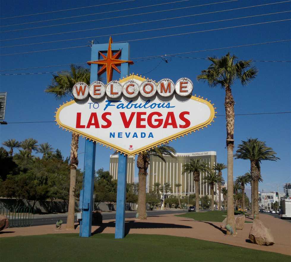 Panneau de signalisation à Las Vegas