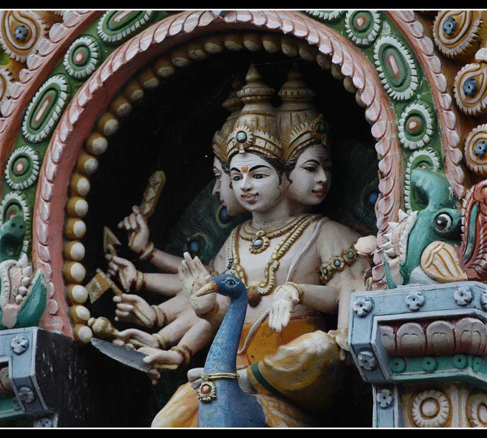 Estatua en Kanchipuram