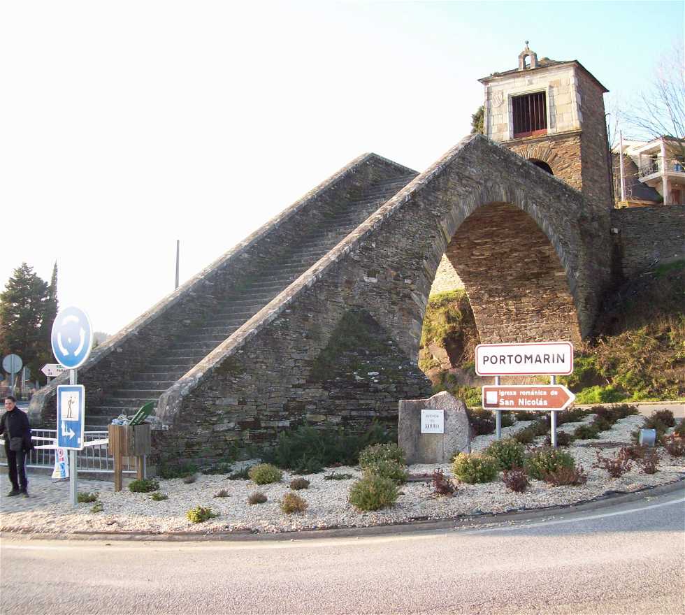 Villaggio a Portomarín
