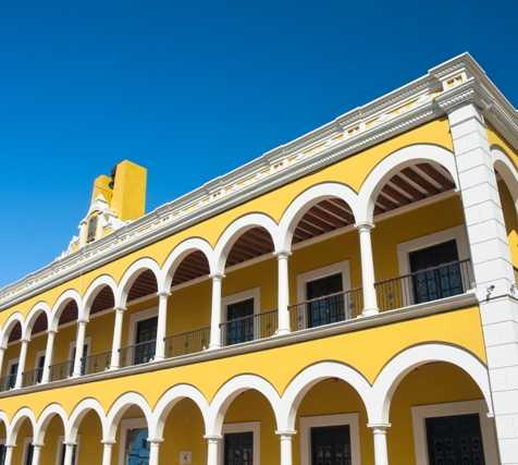 Facade in Campeche