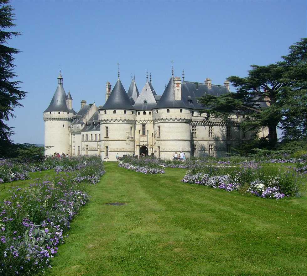Jardim em Chaumont-sur-Loire