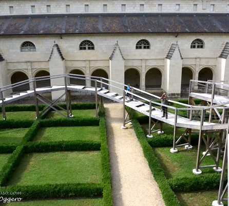 Palácio em Fontevraud-l'Abbaye