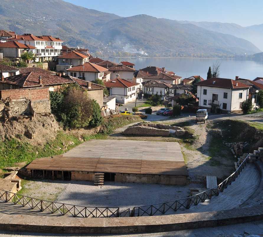 Pueblo en Ohrid