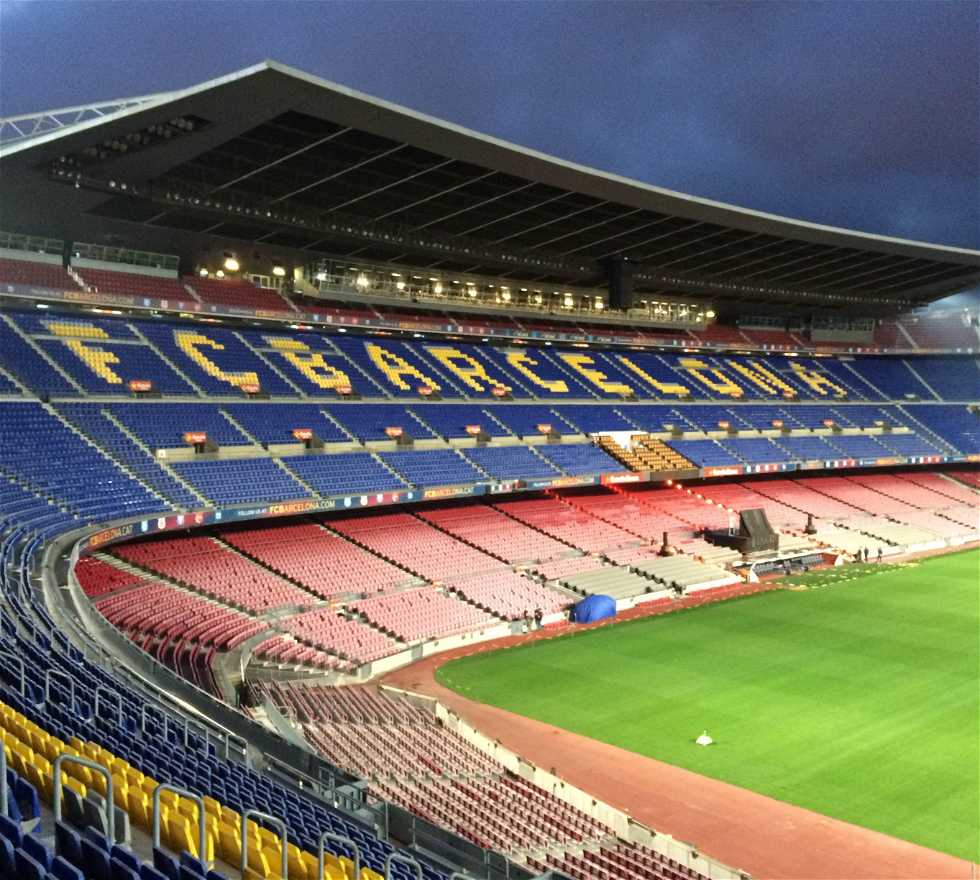 Estadio en Camp Nou