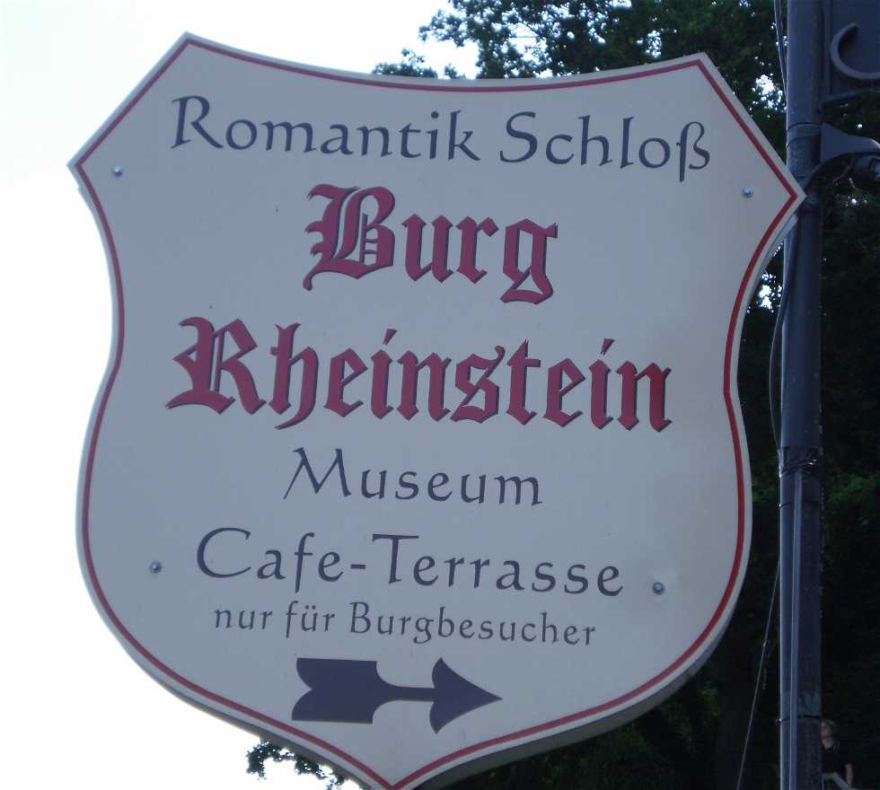 Señal en Trechtingshausen
