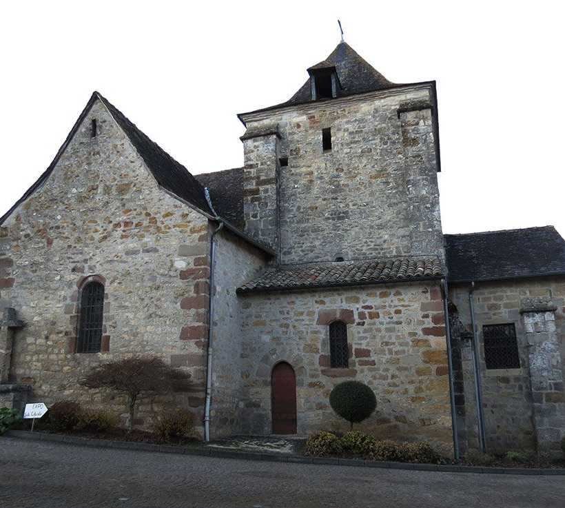 Abbey in Saint-Cernin-de-Larche