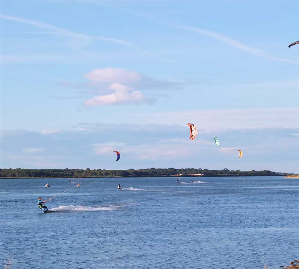 Kitesurfing in Vic-la-Gardiole