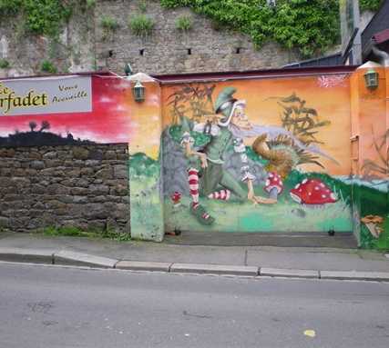 Mural in Saint-Brieuc