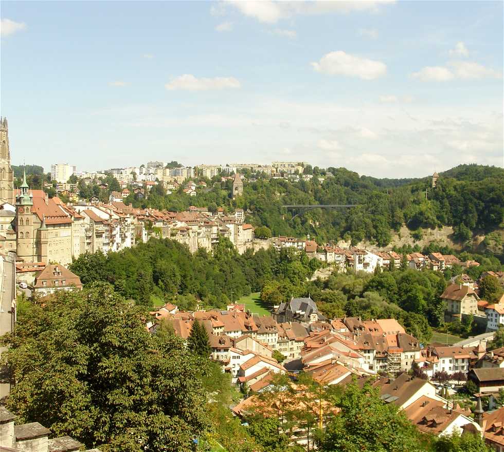Paisaje urbano en Fribourg