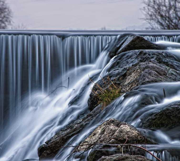 Waterfall in Alzano Lombardo
