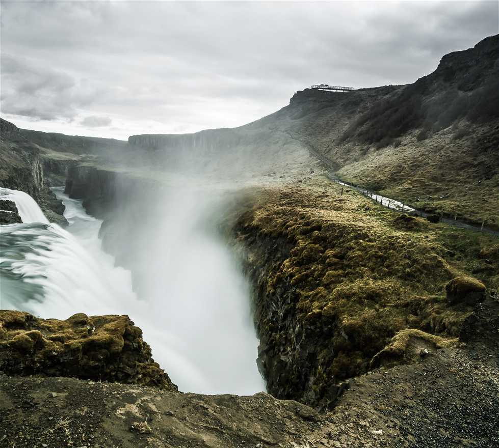 Masa de agua en Islandia