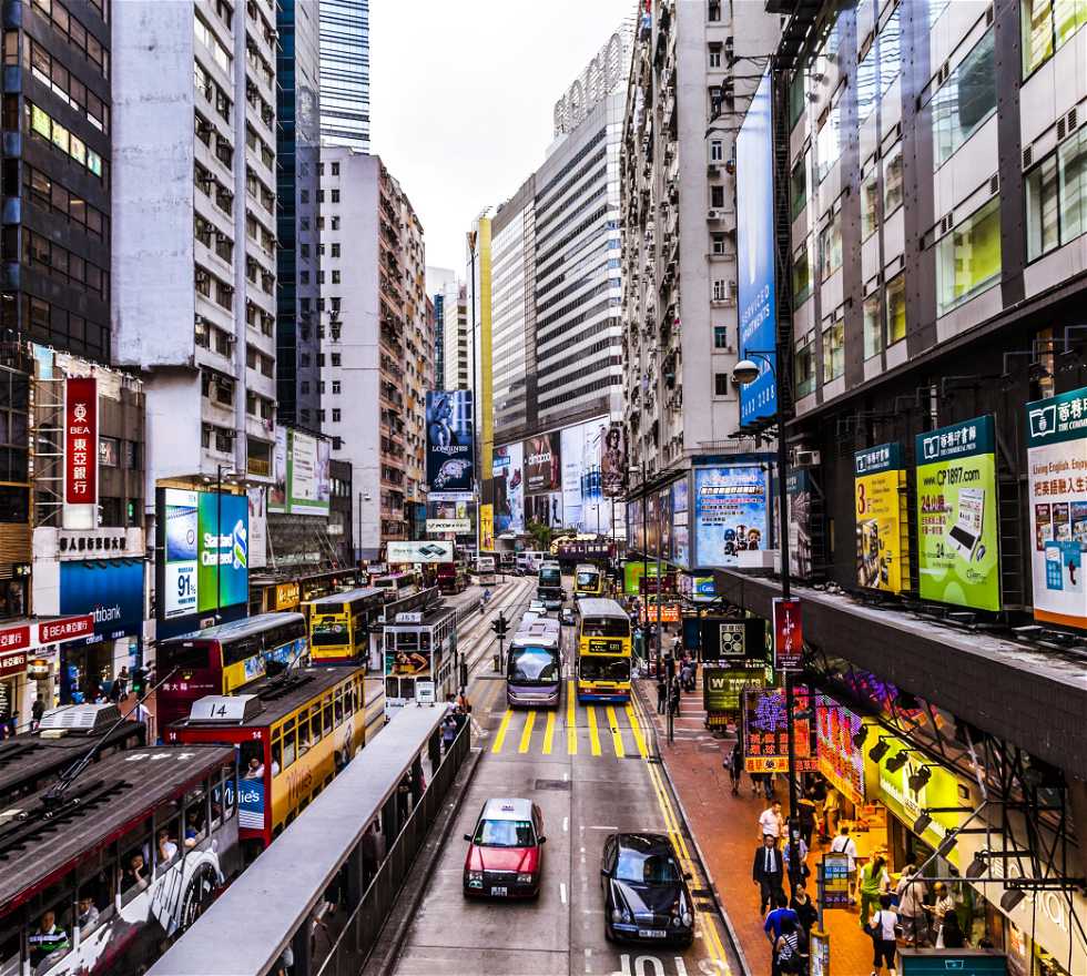 Cidade em Hong Kong