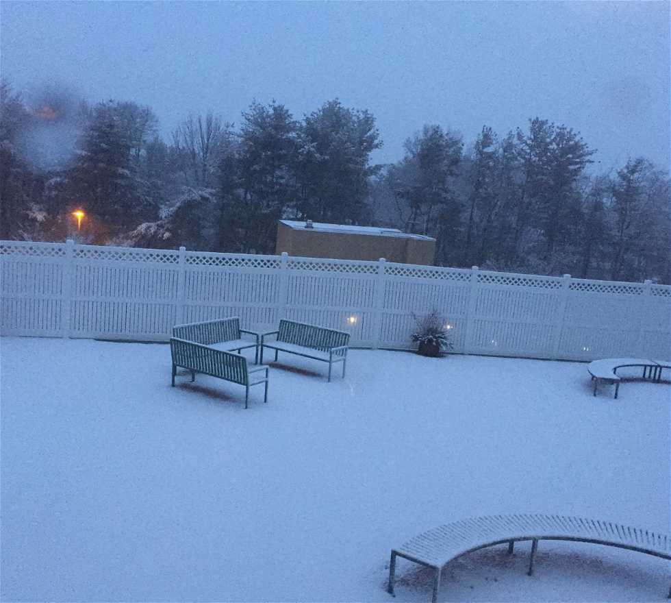 Tormenta de nieve en Pequannock Township