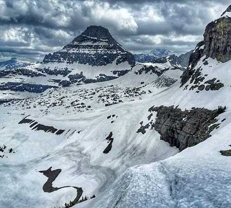 Montanha em West Glacier