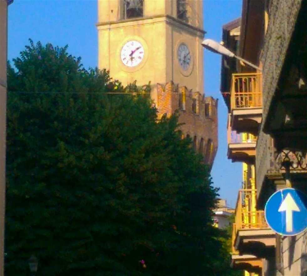 Torre del reloj en Stradella