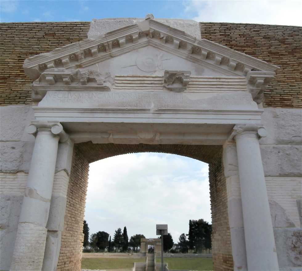Templo romano en Lucera