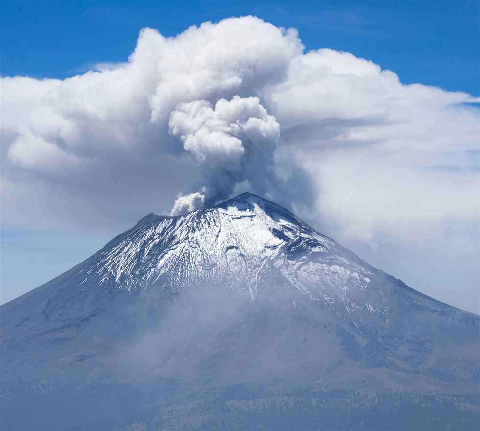 Volcán en Puebla de Zaragoza