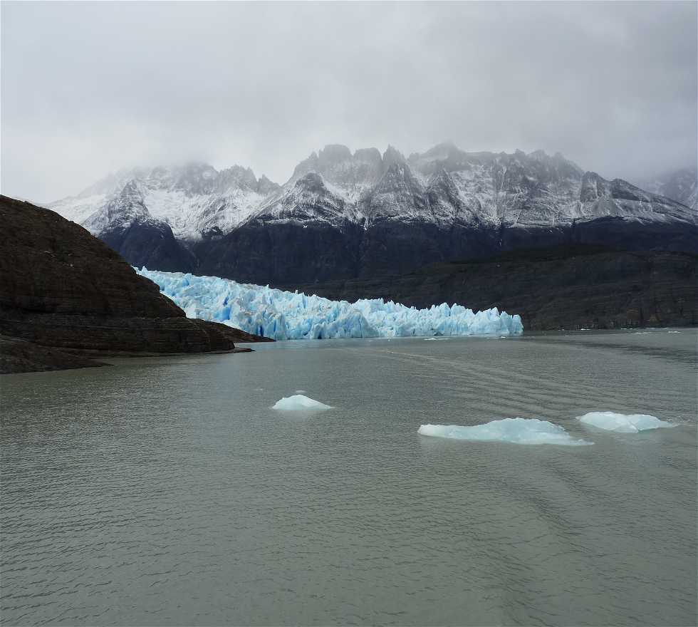 Glaciar en Torres del Paine