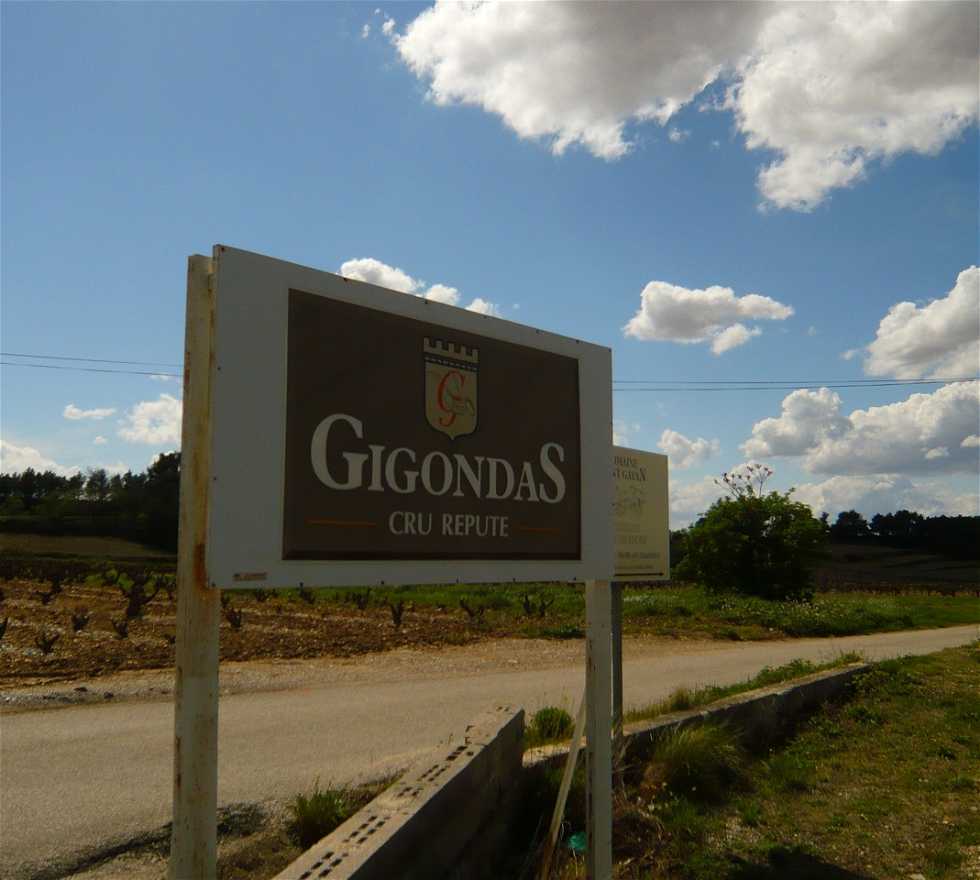 Billboard in Gigondas