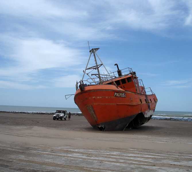 Playa en Bahia Blanca