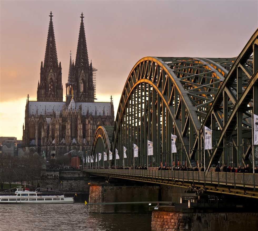 Rivière à Cologne